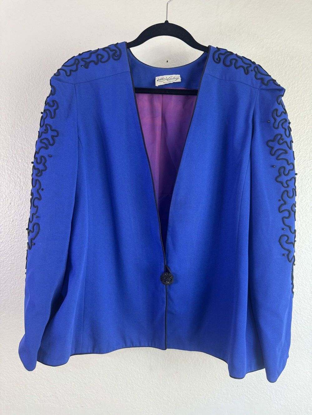 Katherine Lindsay by Matthew Blue Over Coat Vintage Fashion